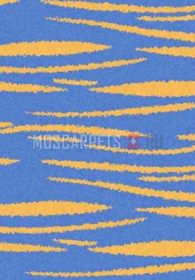 Ковер SHAGGY ULTRA S608 BLUE-YELLOW прямоугольник