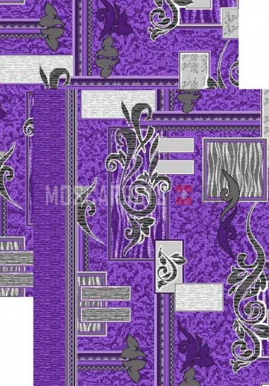Палас Визаж 1530a5/50 серо-фиолетовый
