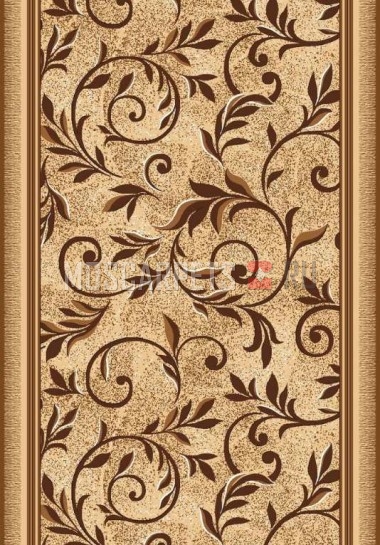 Паласная дорожка Палисад 1723 бежево-коричневый