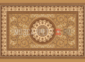 Палас Султан 1723 (карпет) бежево-коричневый