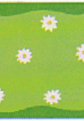 Коврик Люксор - Ромашка зеленый