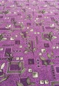 Палас Ветви 1166с5/50 фиолетовый